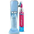 Sodastream Art Blu Acciaio Gasatore Acqua Frizzante Con Leva