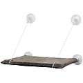 cat view lettino da finestra grigio 1 pz