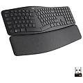 - tastiera curvo wireless rf + bluetooth ergo k860 colore graffite (layout francese)