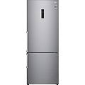 frigorifero combinato libera installazione gbb567pzcmb 462 litri classe e tnf 185x70 cm inox