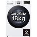 asciugatrice a pompa di calore 18 kg rh18u8avcw bianco