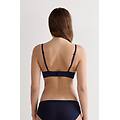 reggiseno a triangolo tiziana in cotone donna blu taglia 1c