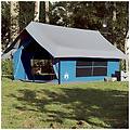 - tenda da campeggio per 5 persone blu impermeabile