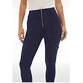 jeggings wr. up stile cargo con vita alta e lunghezza 7/8 dark jeans-seams on tone donna extra