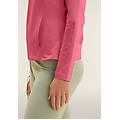 felpa con zip e collo alto logo sulla manica pink lemonade donna medium