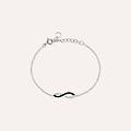 bracciale silver shine argento rodiato cubic zirconia collezione silver shine bianco