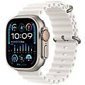 - watch ultra 2 gps + cellular cassa 49m in titanio con cinturino ocean bianco