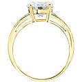 anello solitario claire oro giallo cubic zirconia collezione claire misura 50 oro giallo