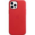 custodia magsafe in pelle rossa per iphone 12 pro max