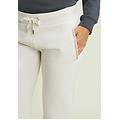pantaloni sportivi con gamba dritta e dettagli luminosi white sand donna extra large