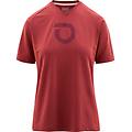 briko - t-shirt marrone da donna in materiale sintetico da ciclismo e bici