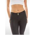 pantaloni push up wr. up superskinny similpelle ecologica nero donna small