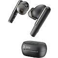 auricolari wireless poly voyager free 60+ uc m bluetooth 30m nero carbonio