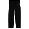 jogger neri regular fit in french terry con logo laterale