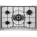 - piano cottura px750uv a gas 5 fuochi gas colore inox linea soft
