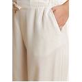 pantaloni wide leg in twill di lyocell white sand direct dyed donna small