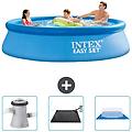 - piscina fuori terra in giro 305x305x76 cm blu include accessori coordinati cb79
