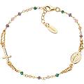 bracciale con charms fissi donna argento 925 gioiello bro10gtove3