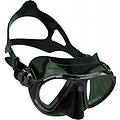 maschera subacquea nano bivetro verde
