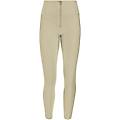 pantaloni push up wr. up 7/8 superskinny vita alta similpelle olive donna small