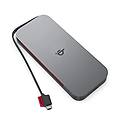 Lenovo Go Polimeri Di Litio Lipo 10000 Mah Carica Wireless Grigio