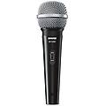 - microfono dinamico cardioide con cavo jack sv100-w nero argento