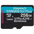 KINGSTON 256gb microsdxc canvas go plus gen4 200r a2 u3 single pack w/o adp sdcg4/256gbsp