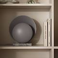 lampada da tavolo orbit grigio marmo altezza 32 cm