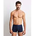 boxer in jersey di cotone elasticizzato in tinta unita classica superior cotton / blu notte / 8 blu