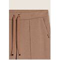 pantaloni donna wide leg mélange lurex chanterelle donna large
