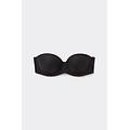 reggiseno a fascia giada in microfibra donna nero taglia 3d