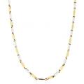 collana uomo oro giallo bianco gl100359