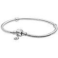 - braccialetto con chiusura a forma di margherita e argento sterling colore argento cod.