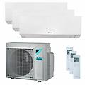 condizionatore perfera wall trial split 5000+5000+5000 btu inverter a+++ wifi unità esterna 4