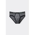 slip uomo in cotone superior con logo uomo nero taglia 7