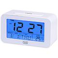 orologio sveglia digitale sld 3p50 rettangolare bianco lcd blu