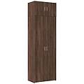 - armadietto rovere marrone 70x42 5x225 cm in truciolato