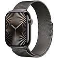 smartwatch watch series 10 gps + cellular titanio pizarra correa milanesa s/m