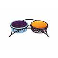 ciotola per gatti eat on feet metallo