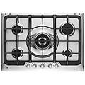 - piano cottura px750uov a gas 5 fuochi da 75 cm colore inox serie soft
