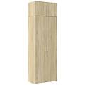 - armadietto rovere sonoma 70x42 5x225 cm in legno multistrato