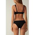 slip in cotone donna nero taglia 2
