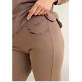 pantaloni sportivi da donna con tasche interne e strass fossil donna large