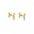 orecchini nota musicale donna in oro giallo 803321734979