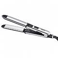 piastra per capelli cr 2320 titanio display lcd ionica cromo