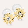 orecchini lobo bon ton oro bicolore collezione bon ton bicolore
