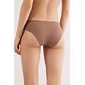 slip senza cuciture in cotone pretty flowers donna naturale taglia 3
