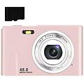 fotocamera digitale da 48 mp fhd 1080p zoom 16x scheda di memoria da 32 gb pink