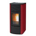 termostufa a pellet clio hydro 23 in ghisa e acciaio 23 kw bordeaux