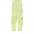 pantaloni cargo con doppie tasche e coulisse intermedia